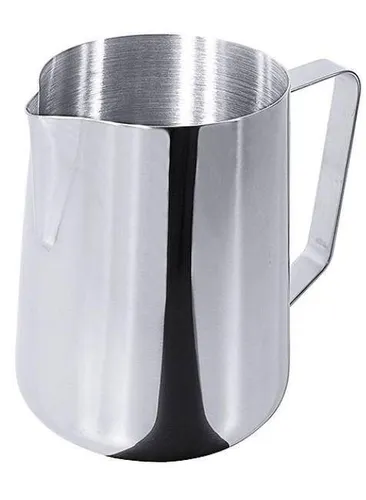 Contacto Edelstahl Milchkanne 2 l - Edelstahl Milchkanne für stilvolles Servieren, 2 l Fassungsvermögen, hochglänzendes Finish und ideal für Kaffee- und Teeliebhaber.