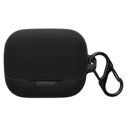 kwmobile Hülle kompatibel mit Anker Soundcore K20i Kopfhörer - Silikon Schutzhülle Etui Case Cover Schoner in Schwarz - Schwarz
