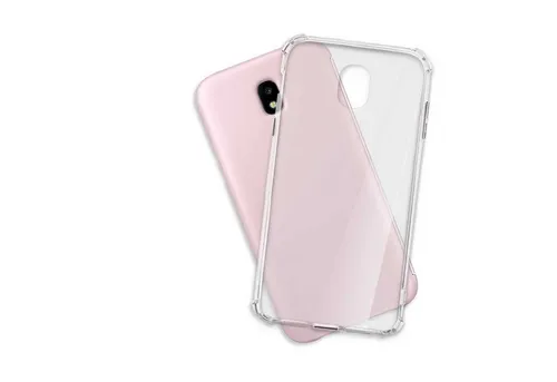 mtb more energy Smartphone-Hülle Clear Armor Case für Samsung Galaxy J5 2017, Transparente TPU Schutzhülle Case Backcover mit Anti-Shock Verstärkung