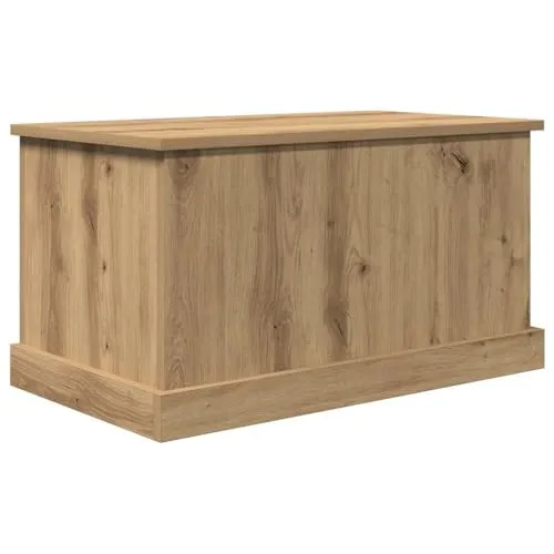vidaXL Aufbewahrungstruhe Artisan-Eiche 70x40x38 cm - Sitzbänke & -truhen - Ideal zur Aufbewahrung und als dekorativer Tisch. Langlebiger Holzwerkstoff mit glatter Oberfläche und viel Stauraum für Kissen, Teppiche und mehr.
