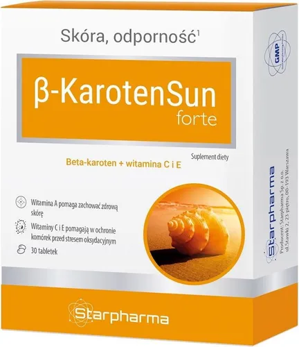 Starpharma Beta Carotin Sun Forte 30 Tabletten