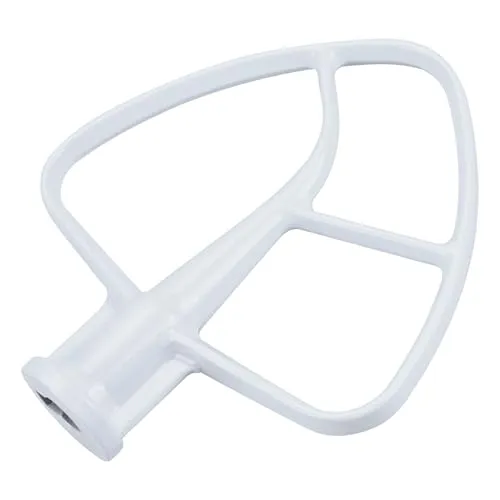 Flachrührer-Aufsatz aus Aluminium K45B für KitchenAid 4.5-5 Quart Kippkopf-Standmixer Artisan & Classic Serie von MMOBIEL - Schaufelaufsatz - Teigschläger - Paddel-Mixing-Zubehör – Nur Handwäsche