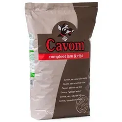 Cavom Compleet Lamm & Reis Hundefutter 20 kg - Hundefutter für gesunde Ernährung, reich an Lamm und Reis für optimale Verträglichkeit und Geschmack.
