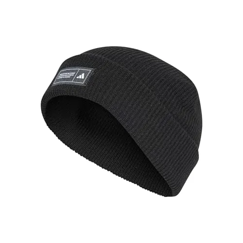 adidas Sportswear Beanie ESSENTIALS CUFFED MÜTZE blau für Teens - Stylische Beanie-Mütze aus 100% Polyacryl, maschinenwaschbar und ideal für kalte Tage – perfekter Begleiter für aktive Teens.