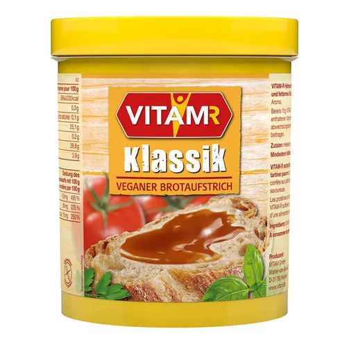 VITAM-R Glutenfreier Aufstrich OK Vegan 1000 g - Aufstrich & Dips für Snacks, mit einzigartigem Umami-Geschmack, reich an Vitaminen und Proteinen, ideal für bewusste Ernährung.
