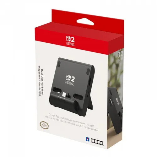 Dual USB PlayStand für Nintendo Switch 2 - Halterungen & Ständer mit zwei USB-Anschlüssen, ideal für bequemes Spielen und Laden deiner Konsole gleichzeitig.