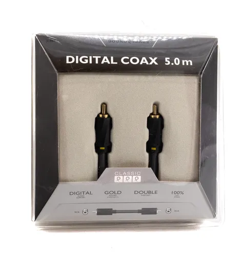 Sound & Image Digital Cinch Kabel 5m Koax RCA Koaxial Cable Audio Hifi Sub 365