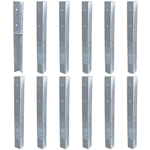 Wickey SolidLock Winkelanker - 12er-Set für Spieltürme und Schaukeln - Hochwertige Winkelanker aus feuerverzinktem Stahl, extrem witterungsbeständig, ideal für sicheren Aufbau von Spieltürmen und Schaukeln.