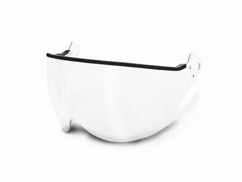 Kask Visier V2 Plus - Kratzfestes und beschlagfreies Visier für Schutzhelme, ideal für Brillenträger, sicherer Gummirand und einfache Handhabung