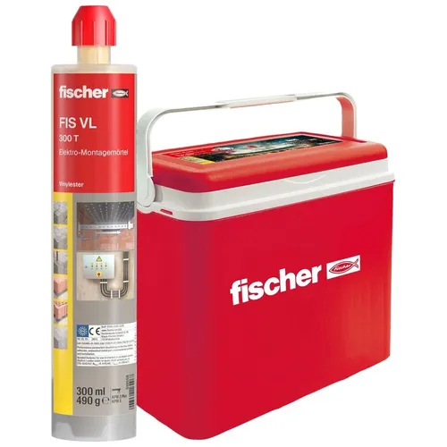 XXL FISCHER Kühlbox Rot 24L von Fischer