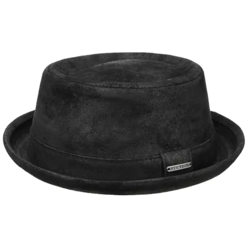 Stetson Pennsylvania Pigskin Leder Porkpie Hut von Stetson