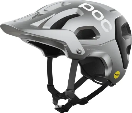 POC TECTAL RACE MIPS Fahrradhelm - Silber/Schwarz (51–54 cm) - Fahrradhelme mit MIPS-Technologie für zusätzlichen Schutz und ganzjährige Nutzung, ideal für unisex Fahrer.