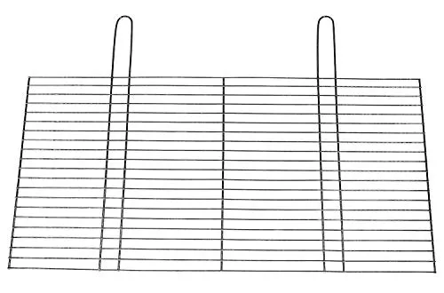 BitWa Robuster Grillrost aus Edelstahl 50x35cm - Rostfreies Grillgitter für Genießer und Hobbyköche zum leckeren Grillen auf Grill oder Grillkamin