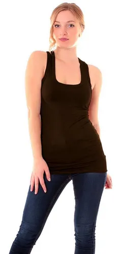 Muse Longtop Classic Tanktop Skinny Fit 8002