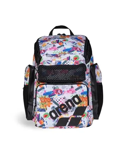 Arena One Go Rucksack für Schwimmer und Sportler - Stylischer 45L Sportrucksack mit innovativem Nassmanagementsystem. Ideal für Schwimmtraining und Fitness, bietet er viel Platz und einfachen Zugang zu Ihrer Ausrüstung.