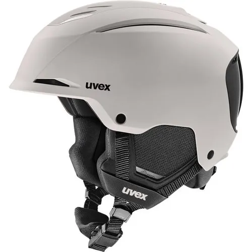 UVEX Ski- und Snowboardhelm RESOLUTION - Uni., warm grey-bl. mat (55-59 cm) - Skihelme & Snowboardhelme, sicher und stylisch mit optimalem Schutz für unvergessliche Abfahrten.
