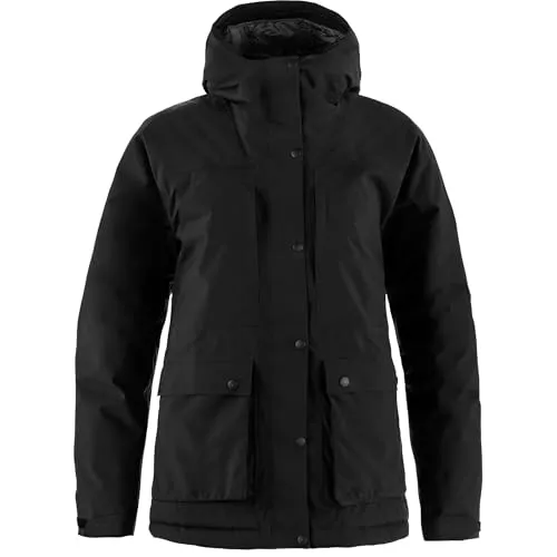 Fjällräven Damen HC Hydratic Padded Jacke, Black, XL
