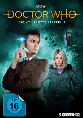 Doctor Who - Die komplette Staffel 2 [6 DVDs] - Science-Fiction-Serie, packende Abenteuer mit dem zeitreisenden Doktor, Freigegeben ab 16 Jahren