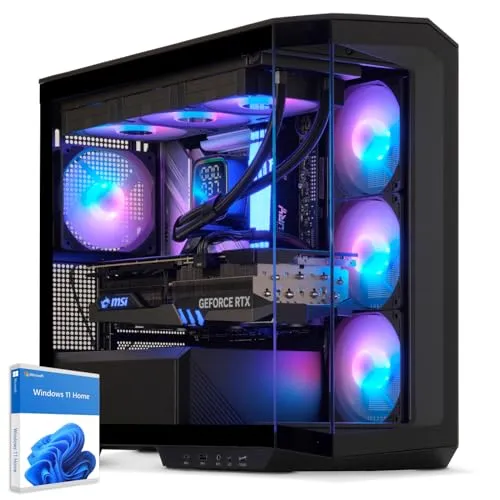 Sedatech Pro Gaming PC Wasserkühlung Large Vision • AMD Ryzen 7 9800X3D • RTX5070Ti • 32GB DDR5 • 2TB SSD M.2 • Windows 11