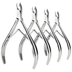 Nagelhautzange Edelstahl 4er Set mit 5mm Klingenlänge