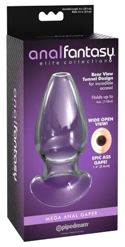 Pipedream Anal Fantasy Elite Mega Anal Gaper, Clear, 3,6 cm