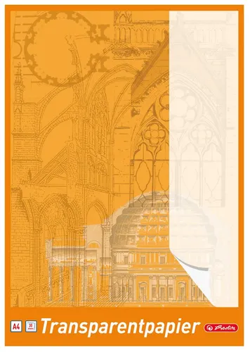 Herlitz 696401 Transparentpapierblock A4