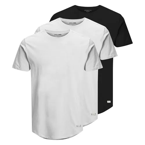 Jack & Jones T-Shirt JJENoa (3-tlg) - 3-teiliges Set aus hochwertigen T-Shirts, ideal für lässige Outfits und Freizeitaktivitäten.