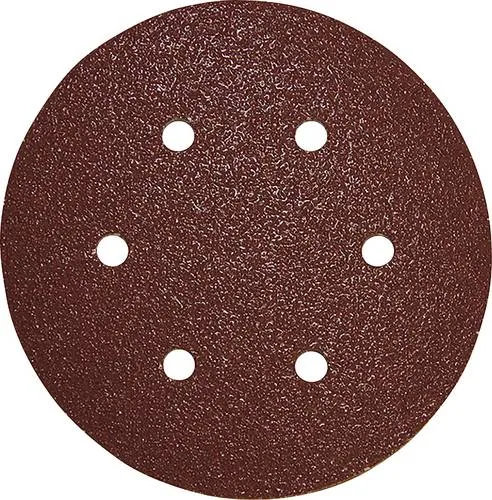Makita P-32611 Schleifpapier K120 150mm - 50 Stück - Schleifblätter für Holz und Metall, mit Klettbefestigung und Lochung zur Staubabsaugung für sauberes Arbeiten.