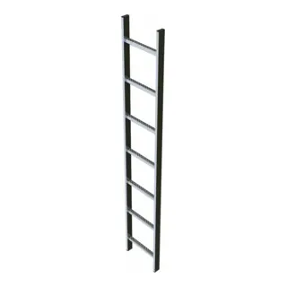 Produktbild Schachtleiter Edelstahl V4A 7Sp