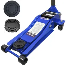 Wagenheber 3T hydraulisch Autoheber Rangierwagenheber 75-505mm 2x Gummiauflage