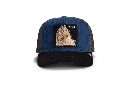 Goorin Bros. Hound Dawg Trucker Cap - Blue Denim - Stylische Trucker Cap von Goorin Bros. mit verstellbarem Verschluss. Hochwertige Materialien sorgen für Komfort und Langlebigkeit. Perfekt für jeden Tag und jeden Look.