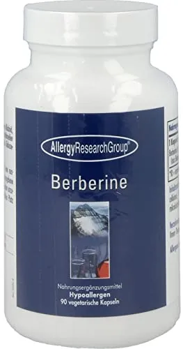 Allergy Research Group Berberine 500 Kapseln - Apfelessig-Kapseln mit 500mg Berberine pro Kapsel, laktose- und glutenfrei, ideal für Vegetarier und Veganer, hergestellt in den USA für höchste Qualität.