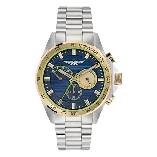 Aston Martin Herren Chronograph Quarz Armbanduhr Aml Thrill HLC W