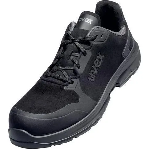 Uvex 1 Sport Sicherheitsschuhe S3 SRC ESD - Schwarz, Weite 14, Größe 47 - Herren Industrie & Handwerk Schuhe, atmungsaktive Textil-Oberfläche für hohen Tragekomfort, rutschfeste Sohle für optimale Sicherheit beim Arbeiten.