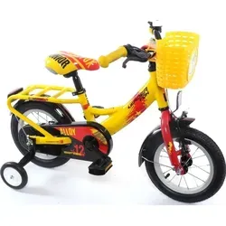 Leader Fox Star Girl Kinderfahrrad 12 Zoll in Gelb/Rot