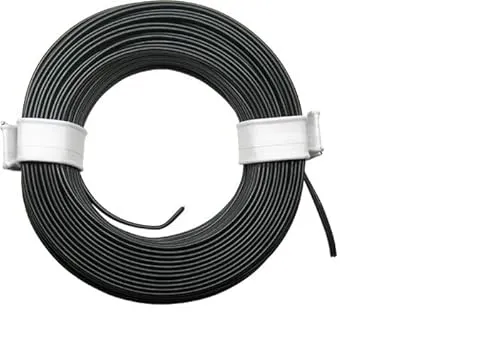 Modellbau Schönwitz Doppellitze 2x0,08 mm² Schwarz 10 m