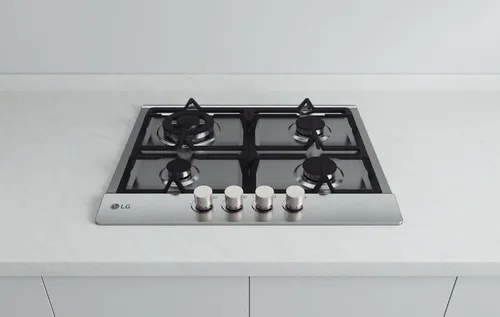LG CBGZ2414S Gaskochfeld 60cm, 4 Brenner mit Gusseisenrost