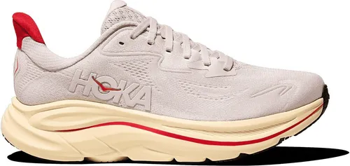 Hoka Damen Clifton 10 grau 38.6 - Leichter Laufschuh - Der Hoka Clifton 10 bietet leichtgewichtige Dämpfung und hervorragenden Komfort für Trainingsläufe. Mit verbesserter Zwischensohle und atmungsaktivem Obermaterial ist er ideal für lange Strecken und sorgt für eine natürliche Abrollbewegung.