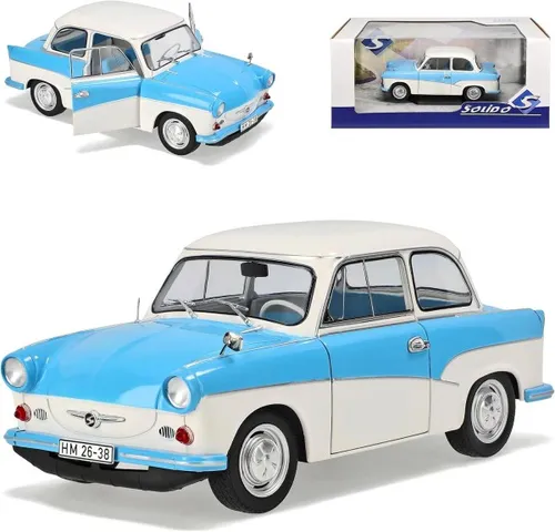 Trabant P50 Trabbi 1958 Modellauto 1:18 Solido - Autos, LKW & Busse – Detailgetreues Standmodell im Maßstab 1:18 mit öffnenden Türen, ideal für Sammler und Trabant-Fans.
