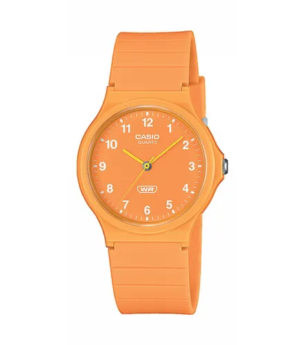 Casio Watch MQ-24B-9BEF Herrenuhr – Wasserdichte Armbanduhr in Orange - Kategorie: Armbanduhren, 10 m wasserdicht und mit leuchtenden Zeigern für optimale Lesbarkeit – ideal für jeden Anlass.