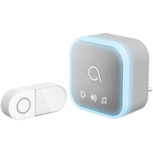 Avidsen 102512 Funkgong Komplett-Set mit Blitzlicht