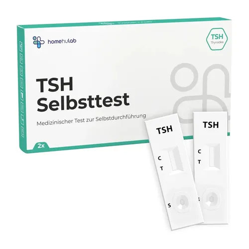Homehulab 2x Schilddrüsen TSH Schnelltest / Selbsttest - Schnelles Ergebnis