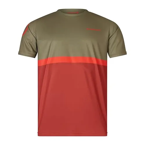 Endura SingleTrack Herren Mountainbike-Trikot, Tech-T-Shirt, Tweed, Grün, Größe M