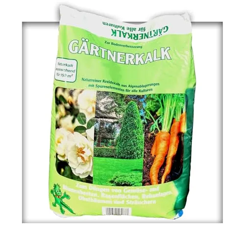 Garten- und Rasenkalk Dünger naturreiner Kalk verbessert den pH-Wert 20 kg