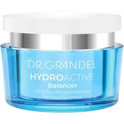 DR. GRANDEL Hydro Active Balancer 50 ml - Gesichtscreme für Mischhaut, die intelligent Feuchtigkeit spendet und Ölglanz reguliert. Mit Algen-Meerwasser-Komplex für ein ausgeglichenes Hautbild.