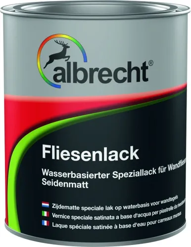 Albrecht Fliesenlack 750 ml lichtgrau seidenmatt