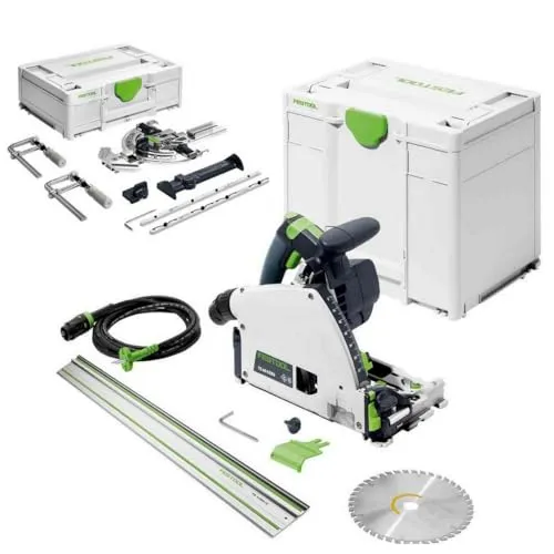 Festool Tauchsäge TS 60 KEBQ-Plus mit Zubehörset FS-SYS/2 von Festool