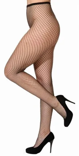 Netzstrumpfhose Strumpfhose Schwarz Netz Karneval Fasching Party Cosplay