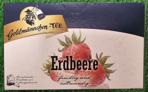  Goldmännchen Tee ERDBEERE 20 Beutel EINZELVERSIEGELUNG Früchtetee 64,22€/kg