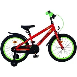 Zoll Kinder Jungen Fahrrad 18 Zoll - MTB Rad für Kinder - Kinderfahrrad mit 18 Zoll Reifen, ideal für Jungen von 5-7 Jahren. Aus robustem Stahl, ausgestattet mit Fahrradklingel, höhenverstellbarer Sattelstütze und Stützrädern für sicheres Fahren.